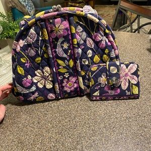 Vera Bradley handbag with matching wallet